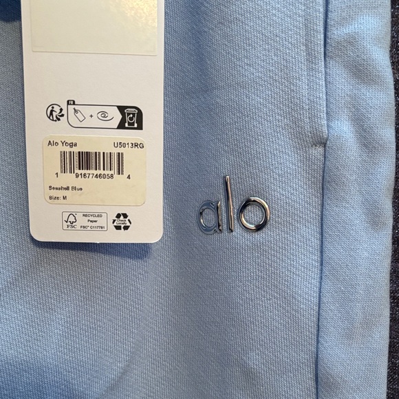 ALO Yoga Light Blue Joggers - Picture 2 of 7